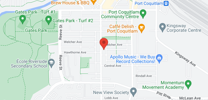 map of 411 2330 SHAUGHNESSY STREET